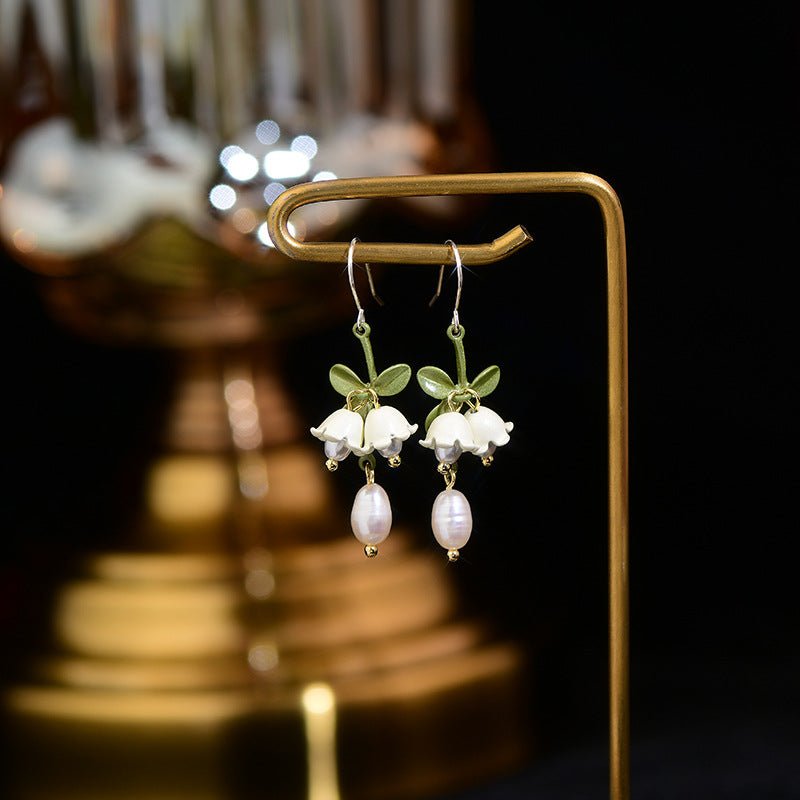 Lily of the Valley Drop Earrings - Hypoallergenic - Abbott Atelier