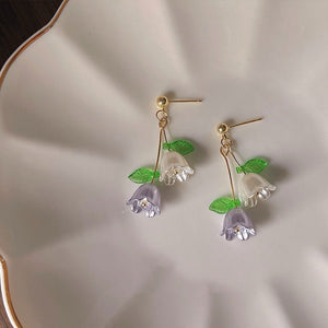 Lily of the Valley Earrings - Abby - Hypoallergenic - Abbott Atelier