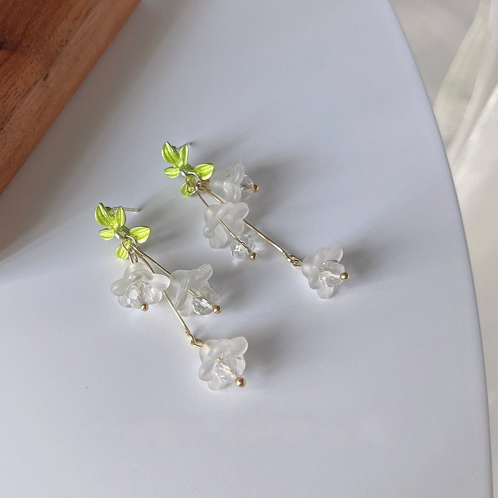 Lily of the Valley Earrings - Aimee - Hypoallergenic - Abbott Atelier