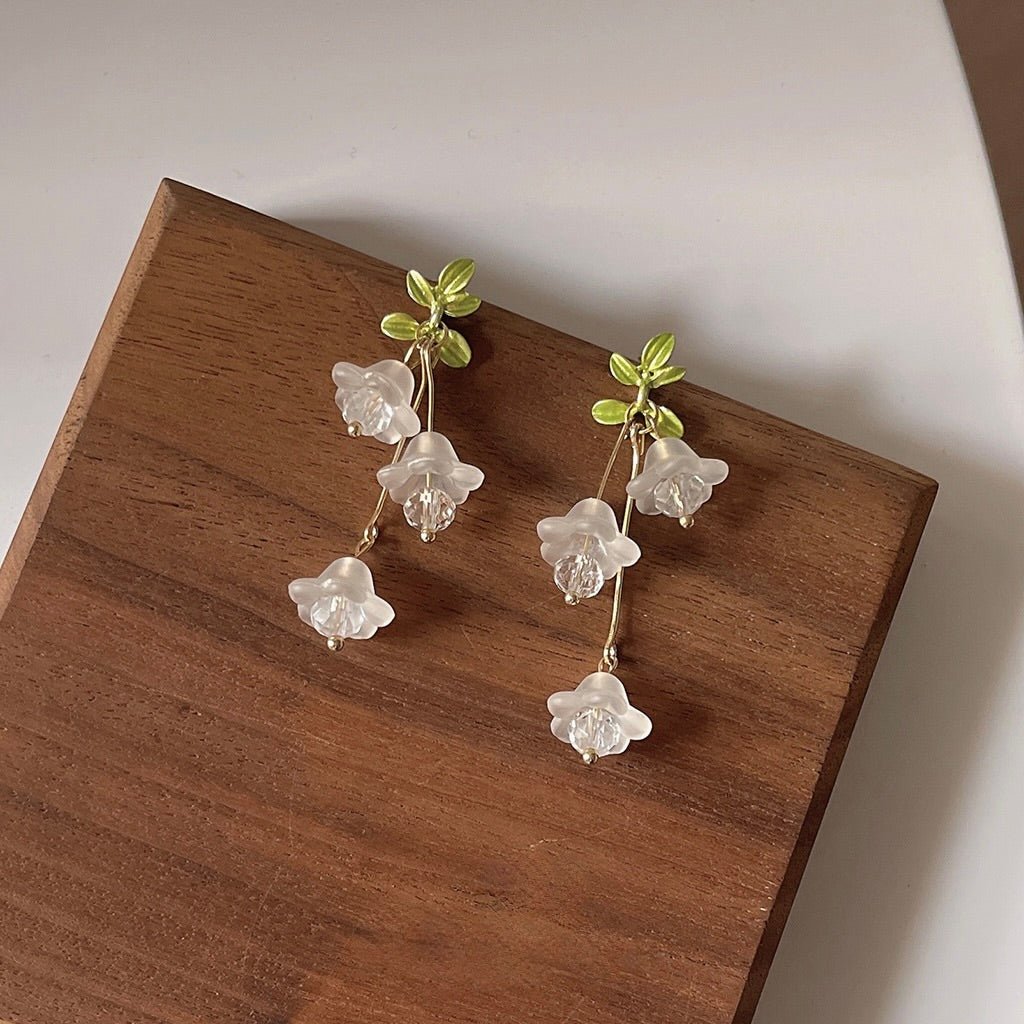 Lily of the Valley Earrings - Aimee - Hypoallergenic - Abbott Atelier