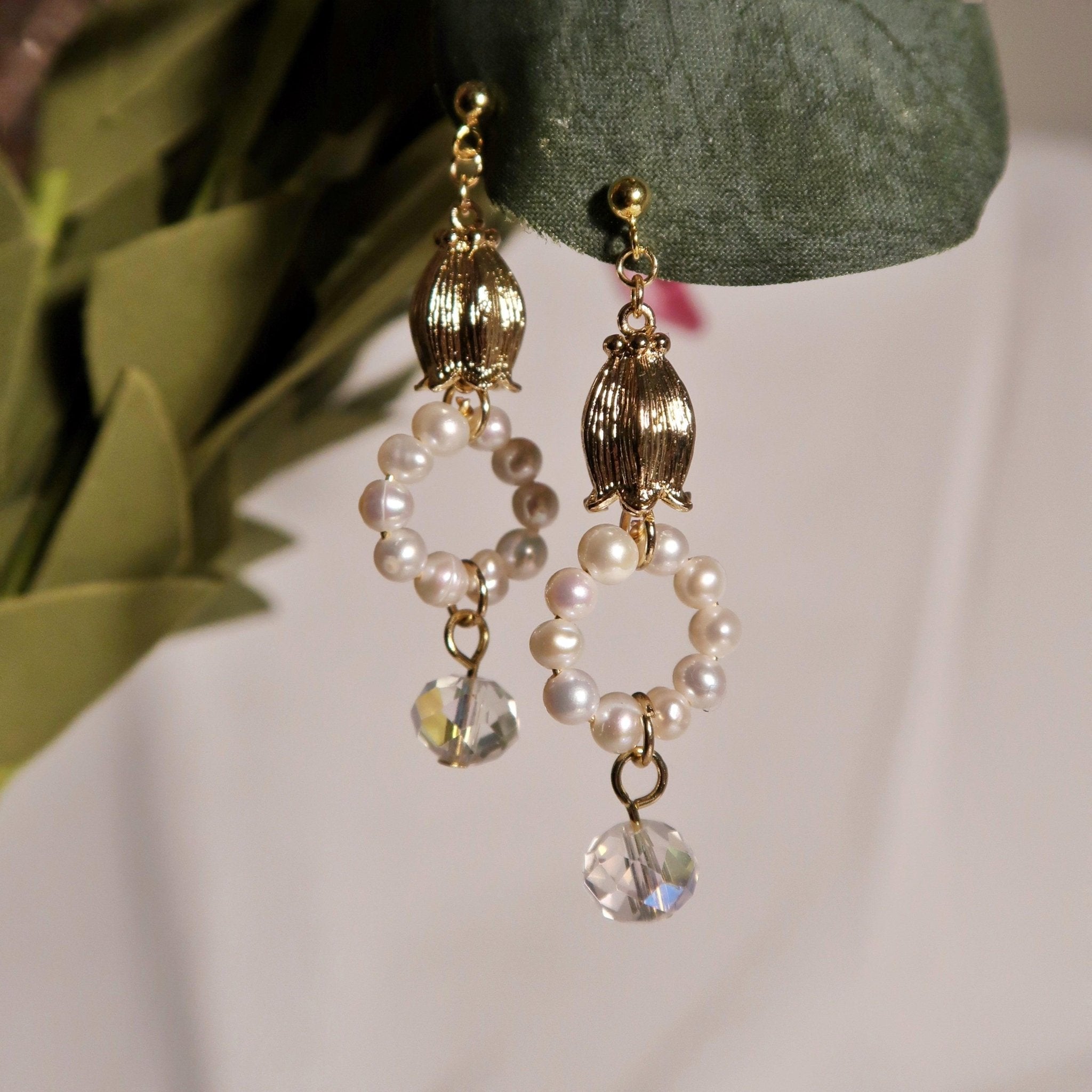 Lily of the Valley Earrings - Hypoallergenic - Abbott Atelier