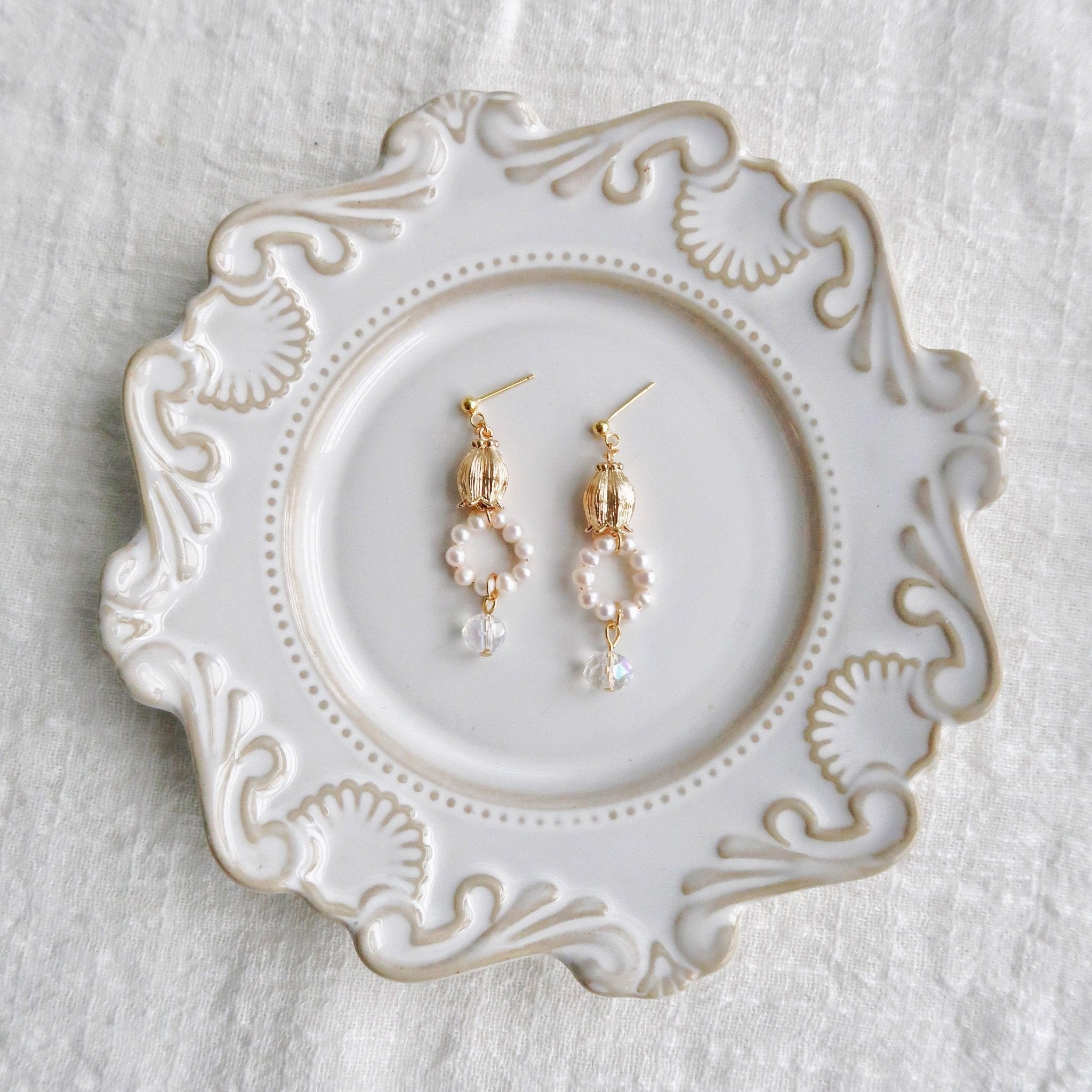 Lily of the Valley Earrings - Hypoallergenic - Abbott Atelier