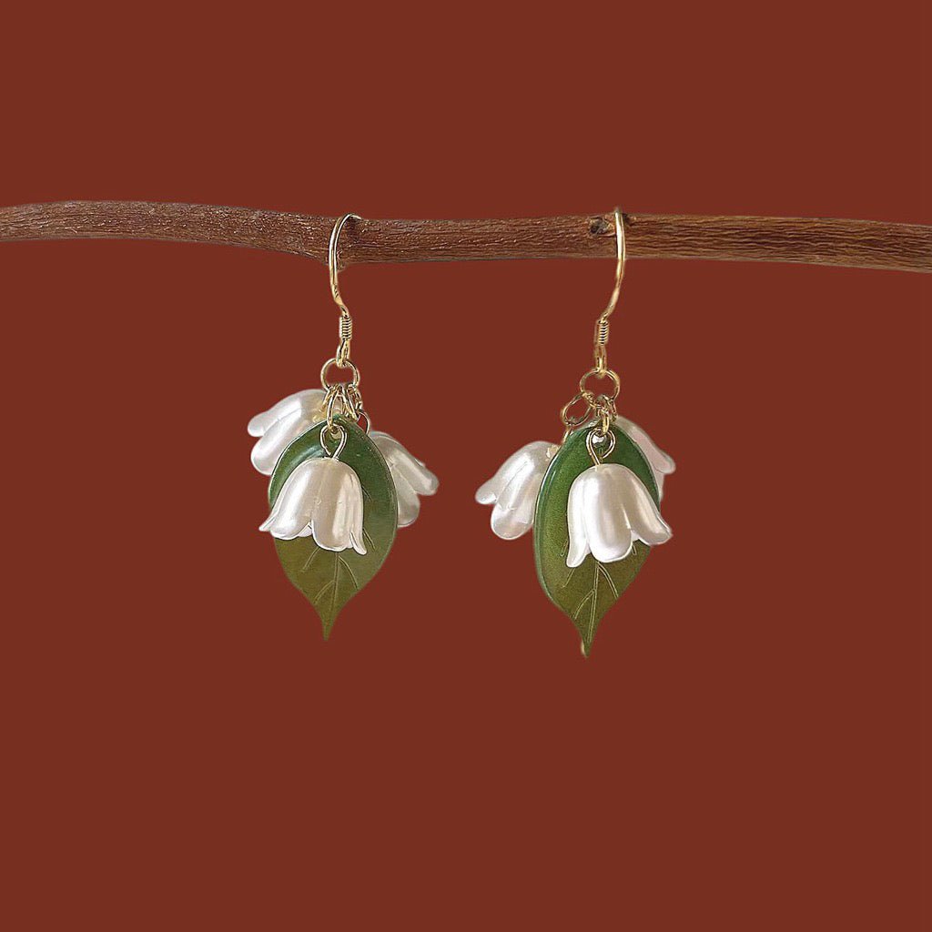 Lily of the Valley Earrings - Hypoallergenic - Abbott Atelier