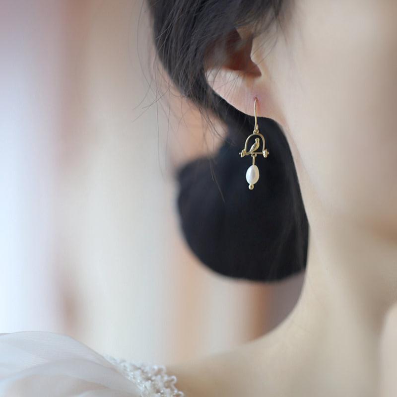 Love Bird Earrings - Hypoallergenic - Abbott Atelier