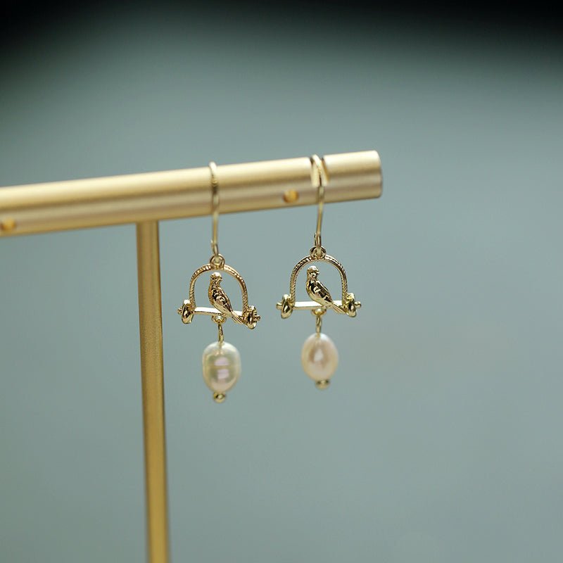 Love Bird Earrings - Hypoallergenic - Abbott Atelier