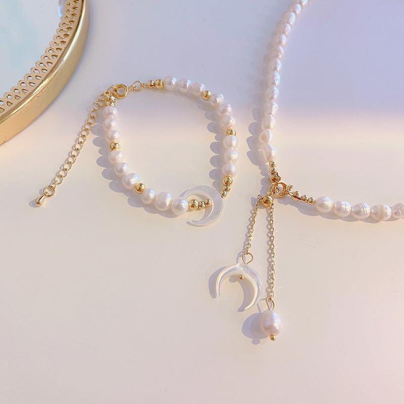 Moonlight Collection (Necklace/Bracelet/Ring) - Freshwater Pearls - Abbott Atelier