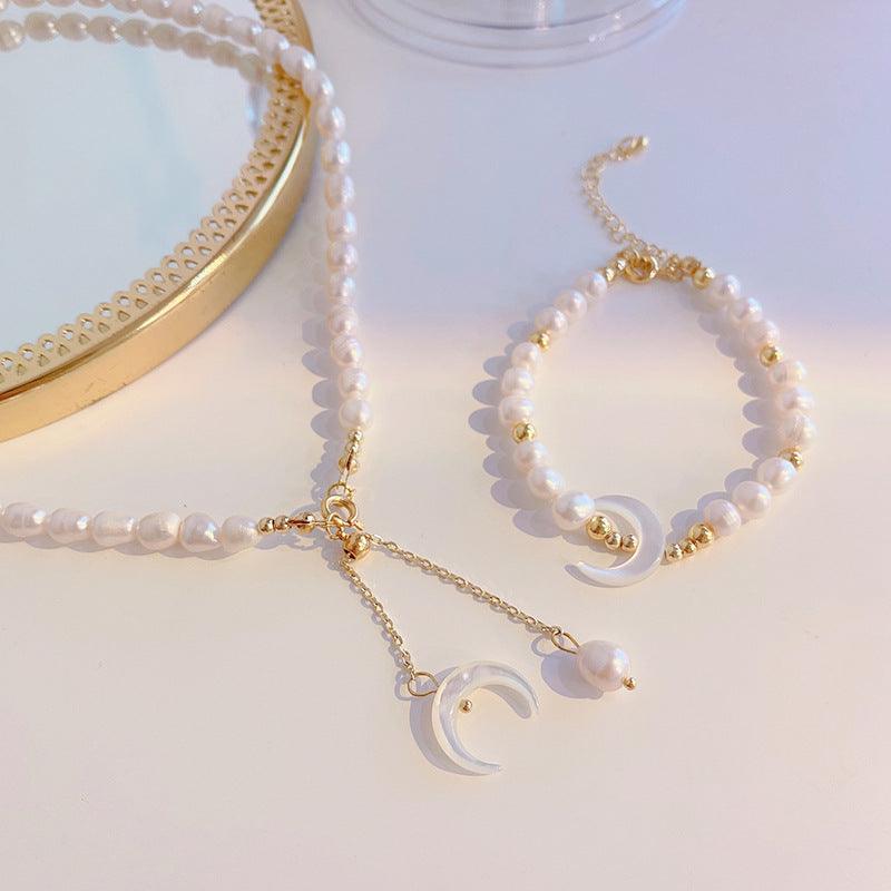 Moonlight Collection (Necklace/Bracelet/Ring) - Freshwater Pearls - Abbott Atelier