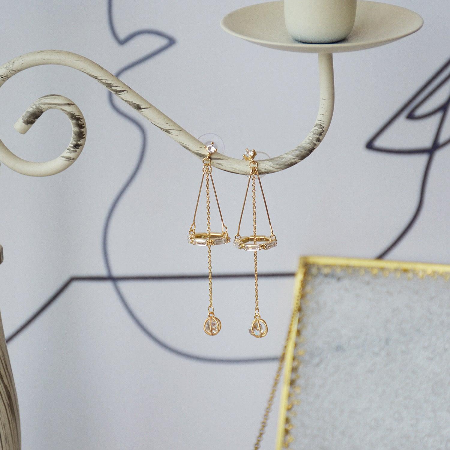 [Sample Sale] Wind Chime Earrings - Hypoallergenic - Abbott Atelier