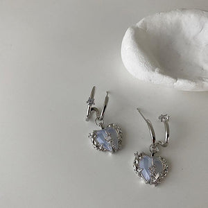 Silver Heart Collection (Earrings/Ring) - Hypoallergenic - Abbott Atelier