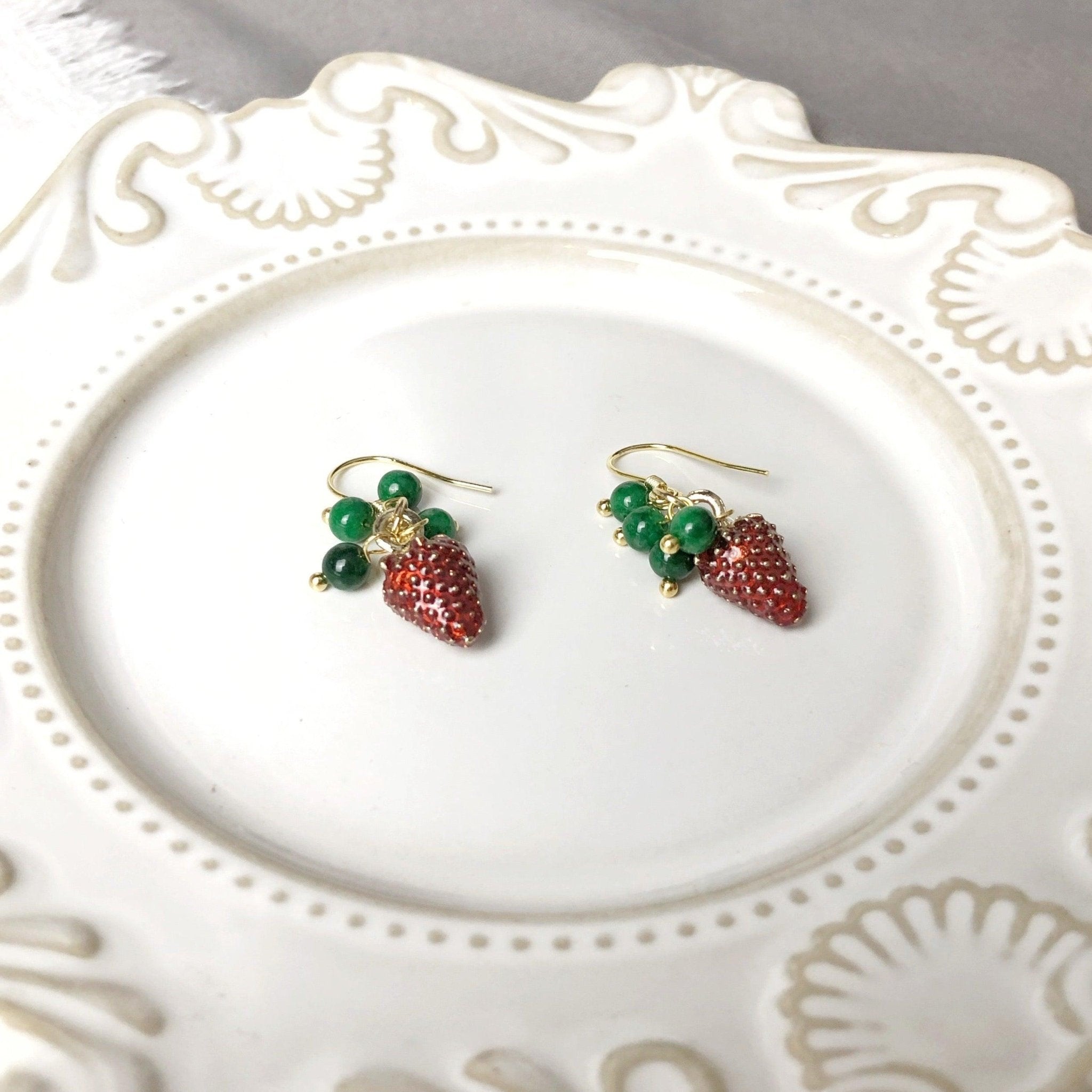 Strawberry Earrings - Hypoallergenic - Abbott Atelier