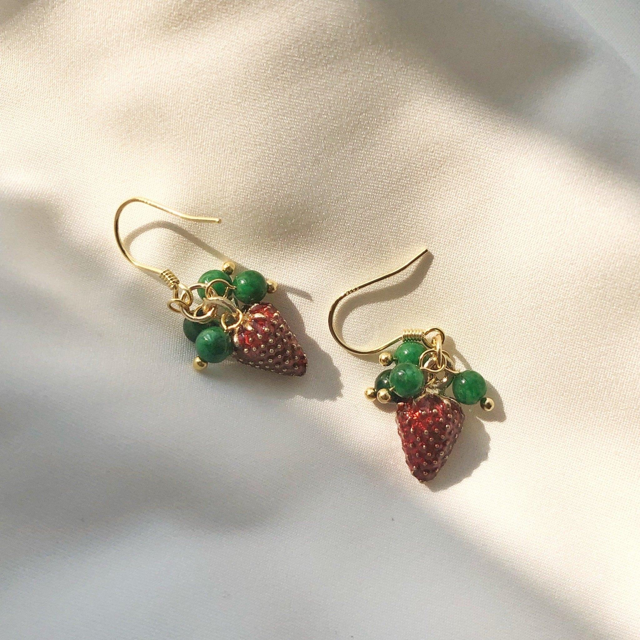 Strawberry Earrings - Hypoallergenic - Abbott Atelier