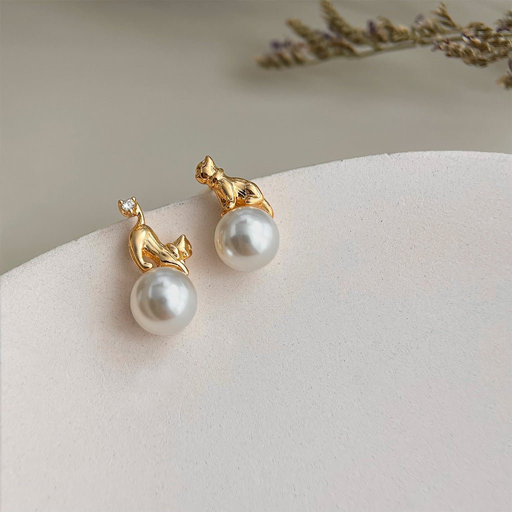 The Cat Earrings - Hypoallergenic - Abbott Atelier