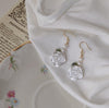 White Rose Earrings - Hypoallergenic - Abbott Atelier